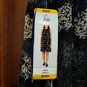 Knee Length mini dress with ruffled neck - NWT